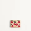 Vlogo Signature Cherryfic Jacquard Raffia Wallet