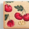 Vlogo Signature Cherryfic Jacquard Raffia Wallet