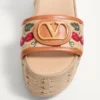 Vlogo Signature Cherryfic Pattern Wedge Sandal 120Mm