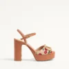 Vlogo Signature Cherryfic Platform Sandal 115Mm Vlogo Signature Cherryfic Platform Sandal 115Mm