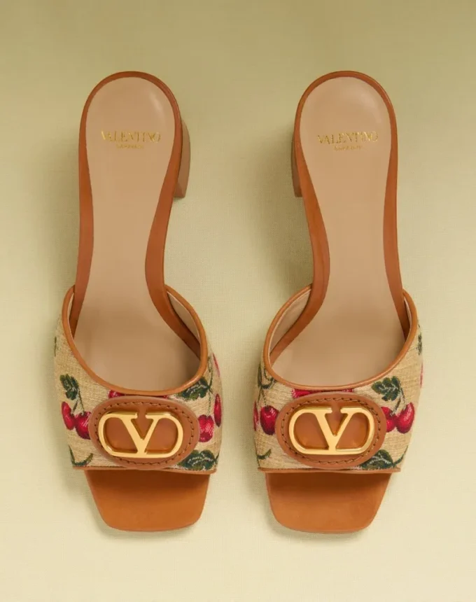 Vlogo Signature Cherryfic Slide Sandal 60Mm Vlogo Signature Cherryfic Slide Sandal 60Mm
