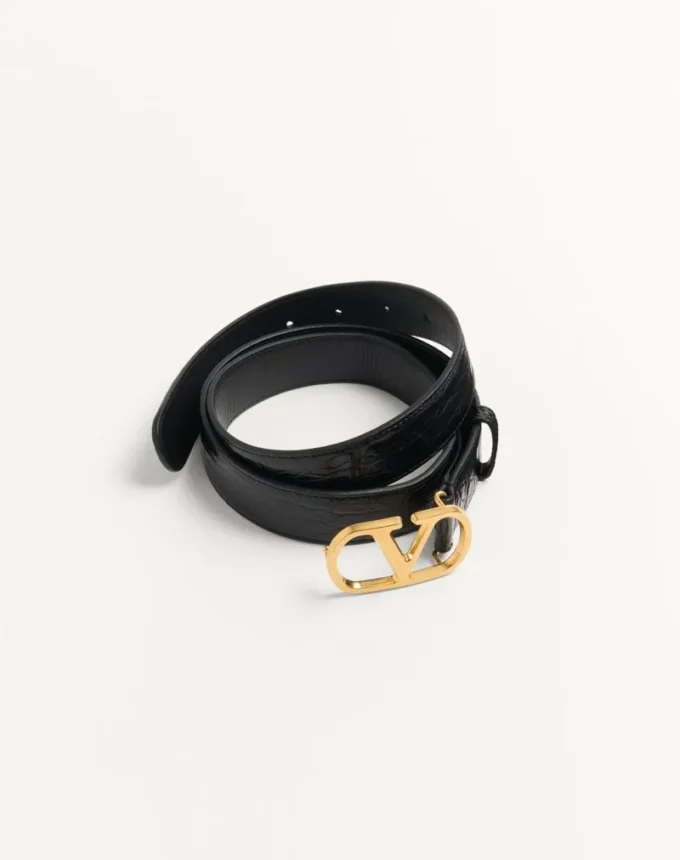 Vlogo Signature Crocodile Belt 30 Mm
