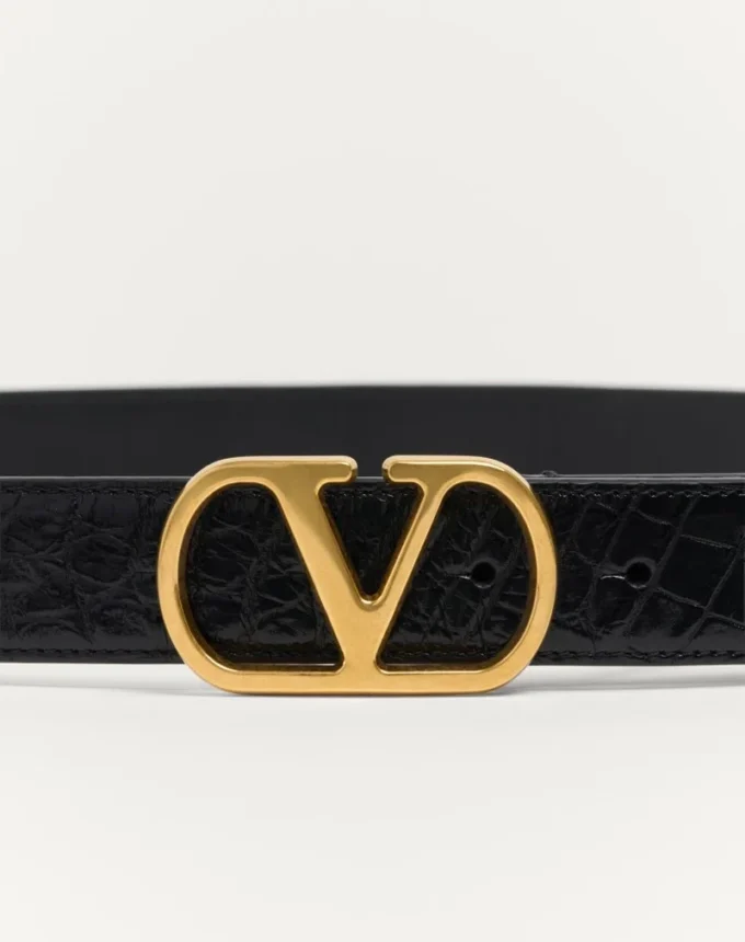 Vlogo Signature Crocodile Belt 30 Mm