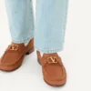 Vlogo Signature Deerskin Suede Loafer