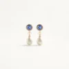 Vlogo Signature Earrings In Metal, Enamel, Pearls And Crystals Vlogo Signature Earrings In Metal, Enamel, Pearls And Crystals