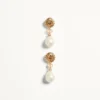 Vlogo Signature Earrings In Metal, Enamel, Pearls And Crystals Vlogo Signature Earrings In Metal, Enamel, Pearls And Crystals