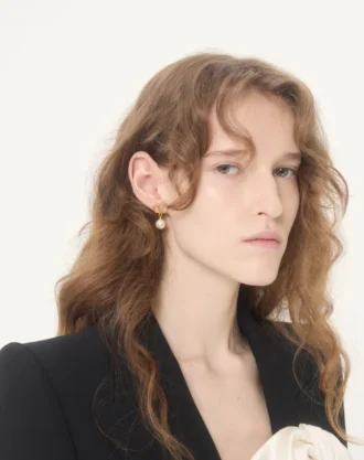 Vlogo Signature Earrings With Swarovski® Pearls