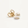 Vlogo Signature Earrings With Swarovski® Pearls
