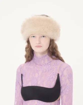 VLogo Signature Faux Fur Headband