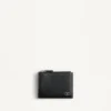 Vlogo Signature Grainy Calfskin Card Holder