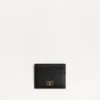 VLogo Signature Grainy Calfskin Card Holder