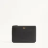 Vlogo Signature Grainy Calfskin Clutch Bag Vlogo Signature Grainy Calfskin Clutch Bag