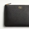 Vlogo Signature Grainy Calfskin Clutch Bag Vlogo Signature Grainy Calfskin Clutch Bag