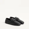 Vlogo Signature Grainy Calfskin Driving Shoe