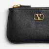 Vlogo Signature Grainy Calfskin Key Ring