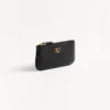 Vlogo Signature Grainy Calfskin Key Ring