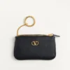 Vlogo Signature Grainy Calfskin Key Ring