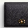 VLogo Signature Grainy Calfskin Wallet