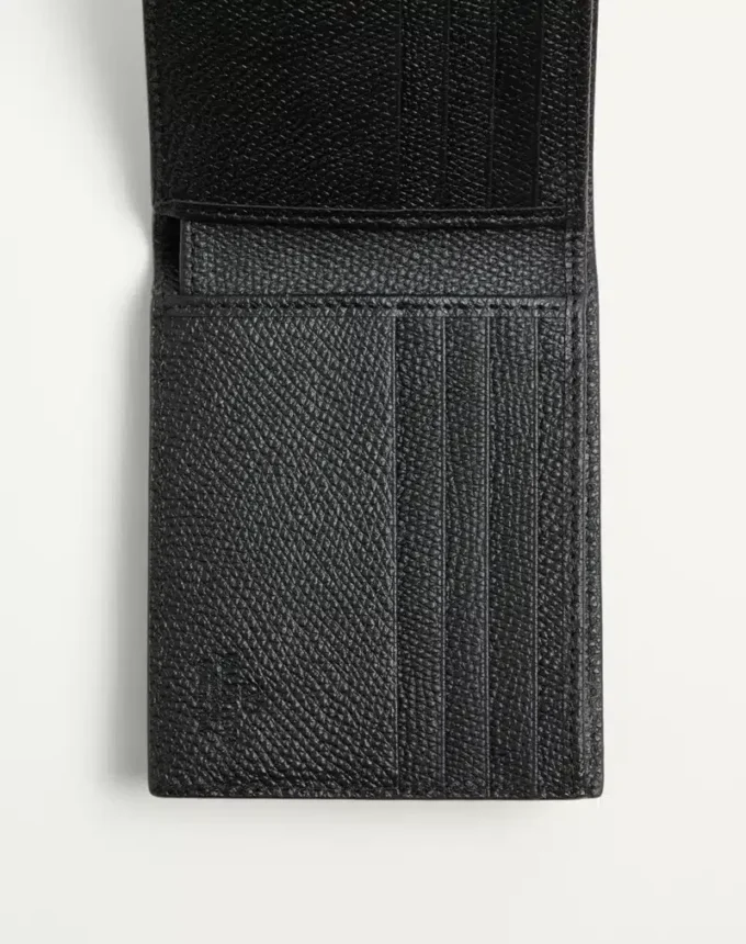 Vlogo Signature Grainy Calfskin Wallet