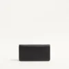 Vlogo Signature Grainy Calfskin Wallet With Chain Vlogo Signature Grainy Calfskin Wallet With Chain