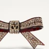 Vlogo Signature Hair Clip In Resin, Metal And Crystals