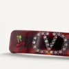 Vlogo Signature Hair Clip In Resin, Metal And Swarovski® Crystals
