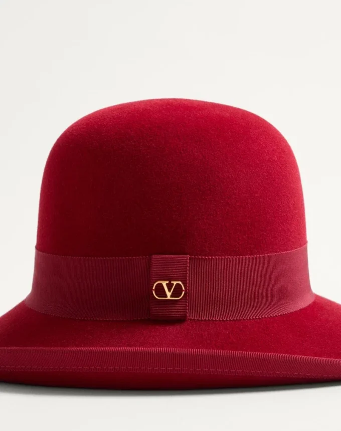 Vlogo Signature Hat In Lapin Fabric