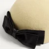 Vlogo Signature Hat In Lapin Fabric With Satin Bow