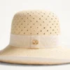Vlogo Signature Hat In Perforated Panama Vlogo Signature Hat In Perforated Panama