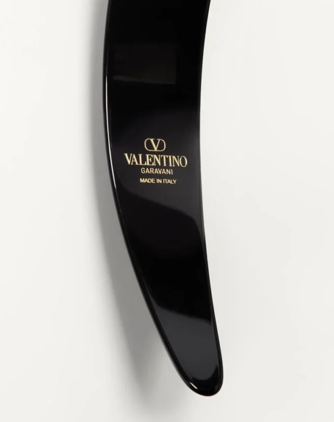 Vlogo Signature Headband In Resin, Metal And Crystals