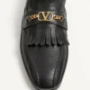 Vlogo Signature Kidskin Loafer With Fringes