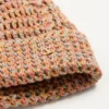Vlogo Signature Knitted Beanie In Linen And Cotton