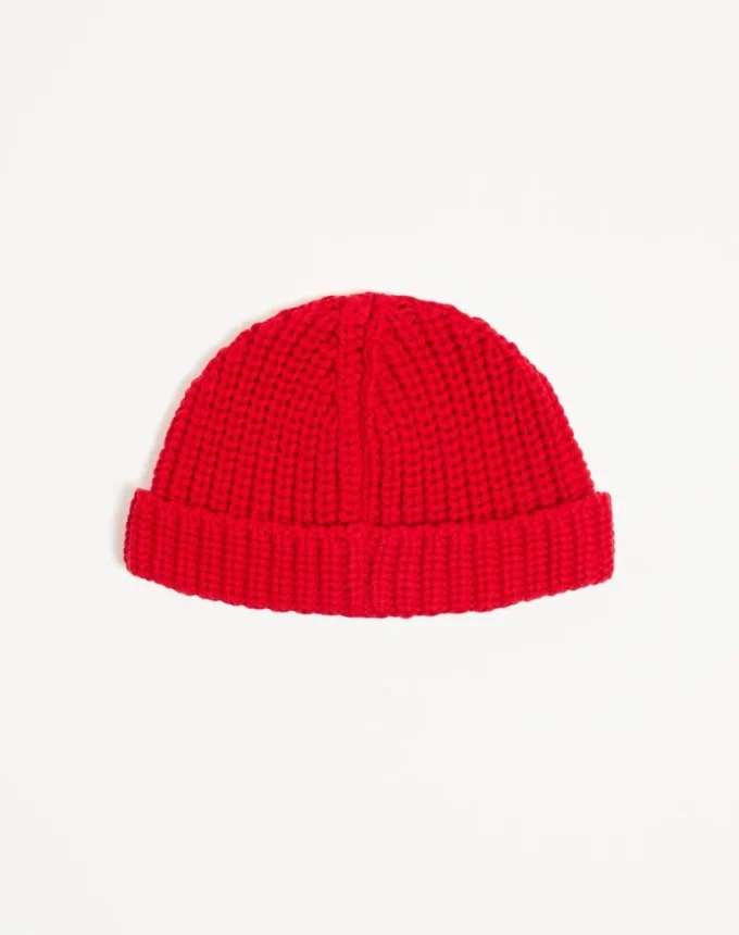 VLOGO SIGNATURE KNITTED COTTON BEANIE