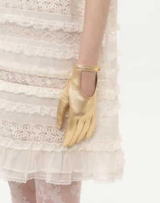 Vlogo Signature Laminated Nappa Gloves