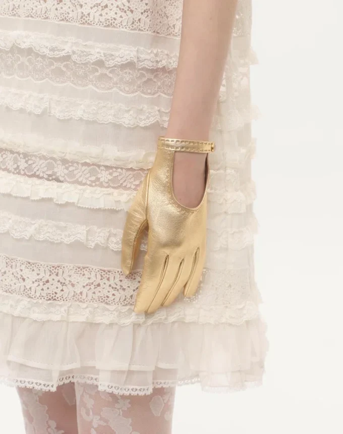 Vlogo Signature Laminated Nappa Gloves