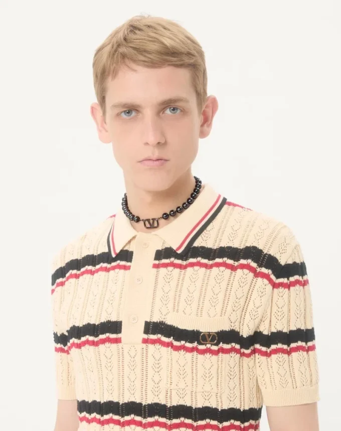 Vlogo Signature Metal Choker With Swarovski® Pearls Vlogo Signature Metal Choker With Swarovski® Pearls