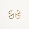 Vlogo Signature Metal Earrings