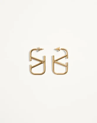 Vlogo Signature Metal Earrings