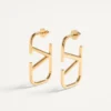 Vlogo Signature Metal Earrings