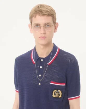 Vlogo Signature Metal Necklace