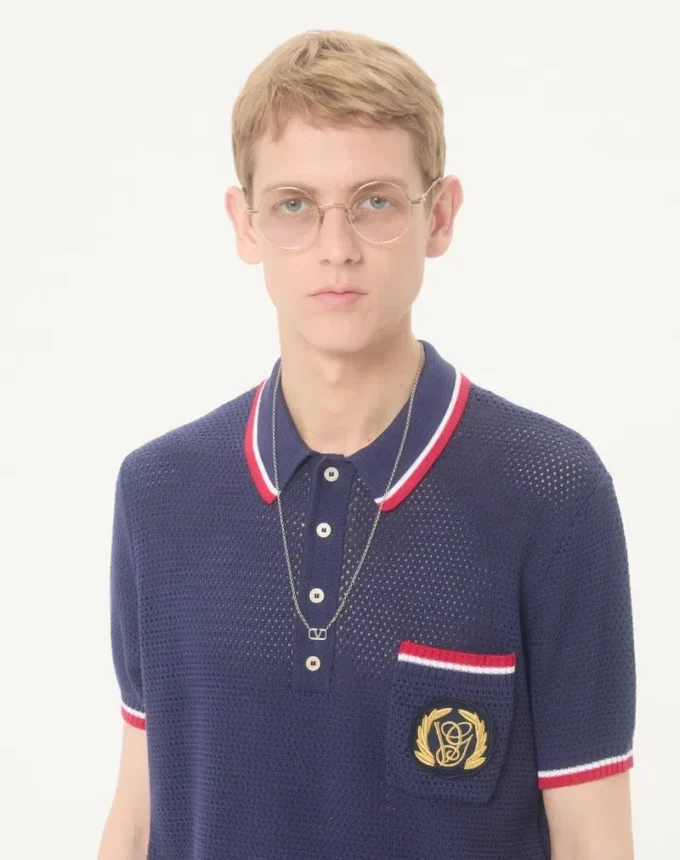 Vlogo Signature Metal Necklace