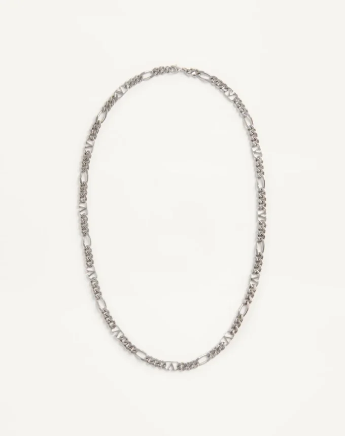 Vlogo Signature Metal Necklace