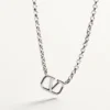 Vlogo Signature Metal Necklace