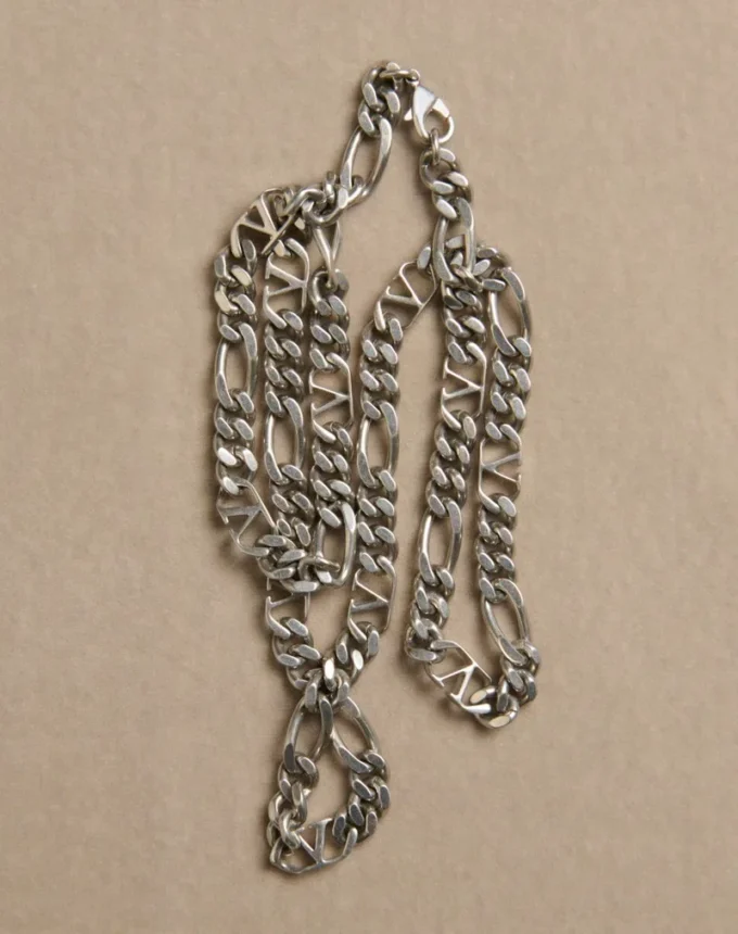 Vlogo Signature Metal Necklace