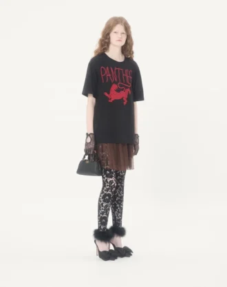 VLogo Signature Mini Bowling Bag in Grainy Calfskin