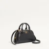 VLogo Signature Mini Bowling Bag in Grainy Calfskin VLogo Signature Mini Bowling Bag in Grainy Calfskin