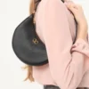Vlogo Signature Mini Hobo Bag In Grainy Calfskin