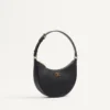 Vlogo Signature Mini Hobo Bag In Grainy Calfskin