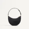 Vlogo Signature Mini Hobo Bag In Grainy Calfskin
