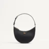 Vlogo Signature Mini Hobo Bag In Grainy Calfskin